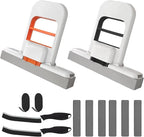 Mini Mop and Cleaning Brush Set, Foldable Self-Squeeze Sponge Mini Mop & Hard by Unknown