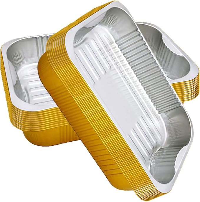 20pack 13 "x9 aluminum foil baking pan（3500ml） tray, steaming table tray - Image 6