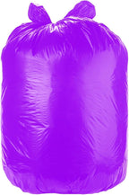 Ultrasac Heavy Duty 55 Gallon Purple Trash Bags - Image 2