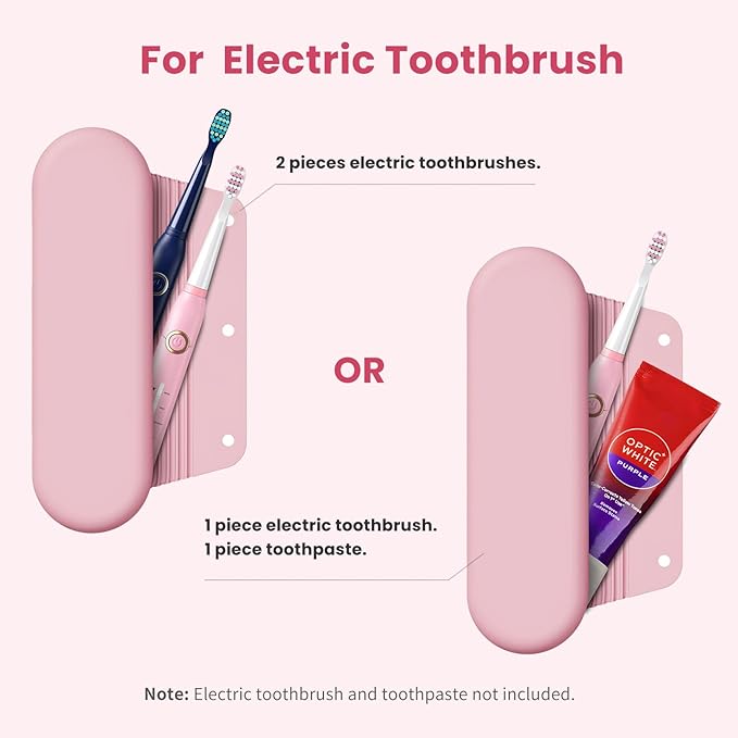 Silicone Electric Toothbrush Travel Case, Manual Toothbrush Travel Cover - Image 2