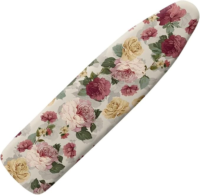 Flower Heavy Duty Ironing Board Cover and Pad Stretch Thick Padding Scorch & by Oamsistay