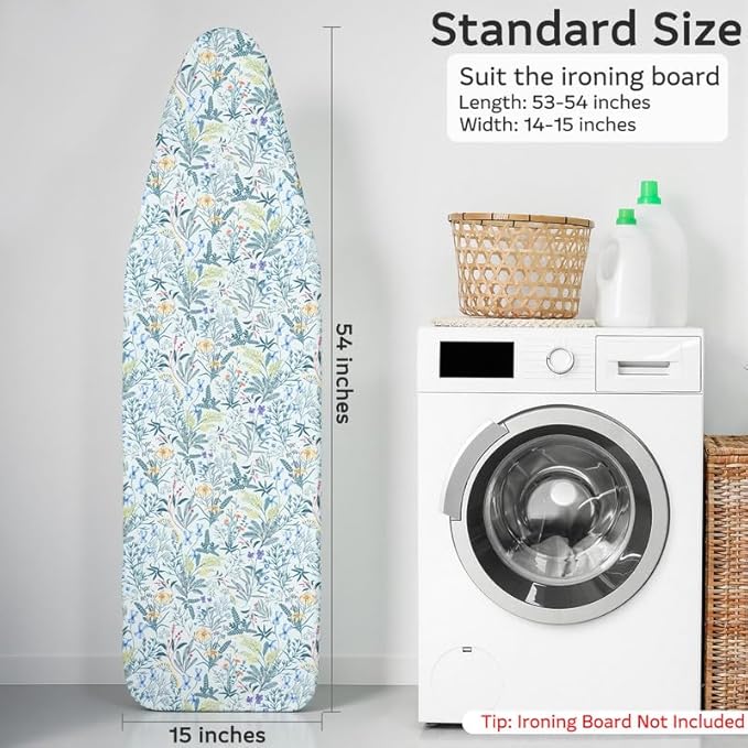 FIOBEE Ironing Board Cover and Pad Extra Thick Iron Board Pad - Image 6