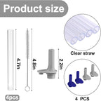 XANGNIER Replacement Straws and Bite Valve Compatible - Image 3