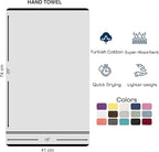 Hawmam Linen White Hand Towels for Bathroom, 16x29 Inch, Premium Turkish Cotton - Image 7