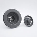 3-1/2 Inch Polymer Urban Gray Sink Drain Assembly - Image 3