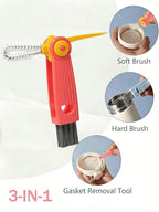 5 in 1 Baby Bottle Brush Set, Bottle Cleaner, 2 Hidden Nipple Brush, 2 Straw - Image 7