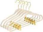 MIZGI Premium Velvet Pants Hangers by MIZGI