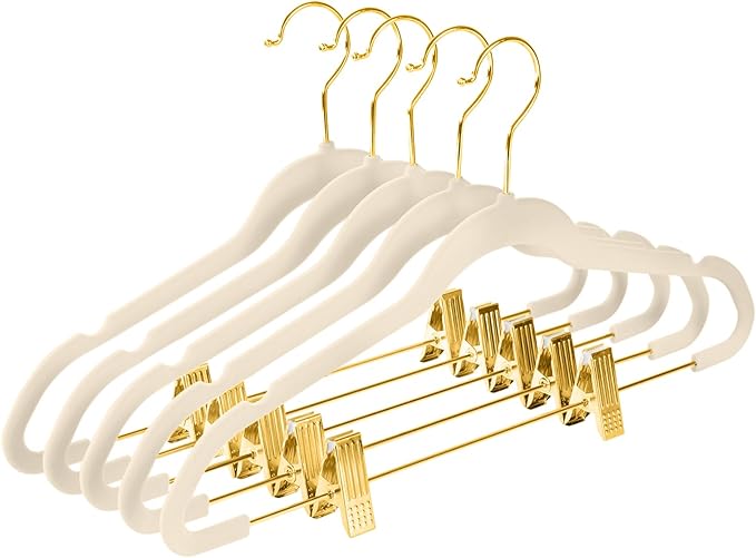 MIZGI Premium Velvet Pants Hangers by MIZGI