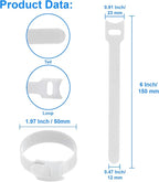 60 PCS 6 Inches Reusable Cable Ties, Wire Ties, Cord Organizer, Cable Organizer - Image 4
