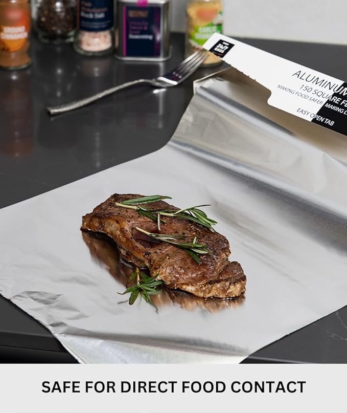 300 Sq Feet, Standard Aluminum Foil, High Heat Resistance, Home & Commercial - Image 6