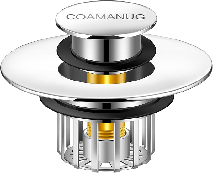 Bathtub Stopper | Shower Drain Hair Catcher, Pop-up Tub Stopper by coamanug