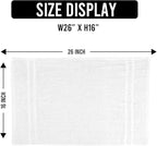 Hand Towels - White Economy Salon & Spa Towels - 100% Cotton, Highly Absorbable - Image 2