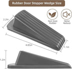 Door Stoppers for Bottom of Door on Floor, Premium Rubber Door Stopper Wedge - Image 2