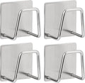 Adhesive Sponge Holder for Kitchen Sink, SUS304 Stainless Steel Scrubber Hanger by Luckyiren