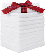 HOMEXCEL Microfiber Washcloths 12 Pack, Highly Absorbent and Soft Face Towel by HOMEXCEL