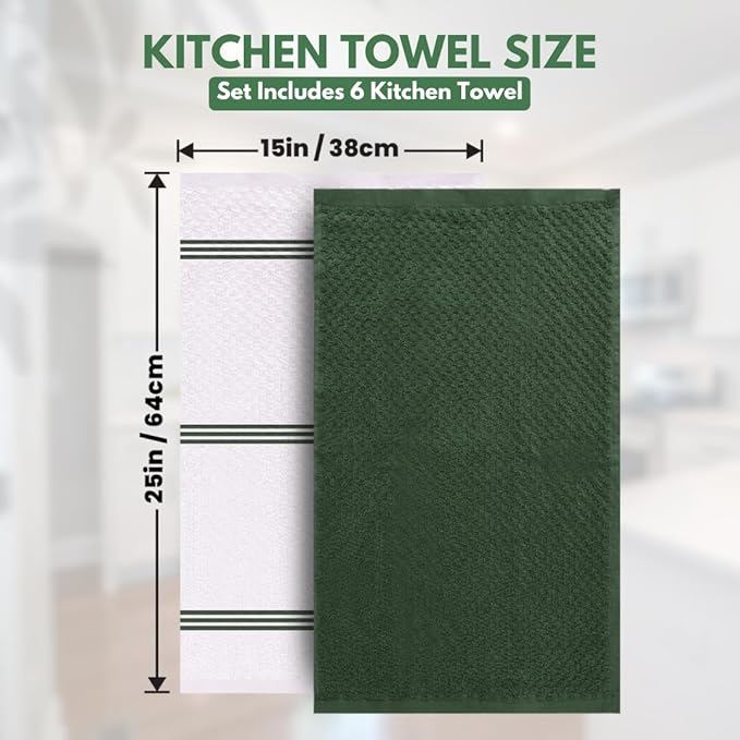 Infinitee Xclusives 100% Cotton Kitchen Towels - Image 4