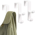 iDesign Over The Door Plastic Dual Hook Hanger by iDesign