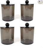 WEISHI 4 Pack Qtip Holder Dispenser by WEISHI