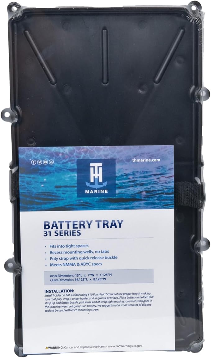 T-H Marine Narrow Battery Tray - Image 4