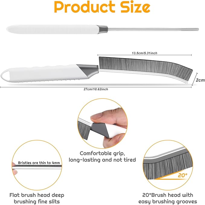Cleaning Brush Grout Scrub Brush, Home Kitchen Bathroom Window Gap Cleaning - Image 3