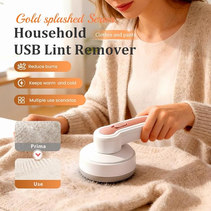 Electric Fabric Shaver and Lint Remover, 2026 New Rechargeable Lint Shaver - Image 2