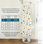 Encasa XO Ironing Board Cover and Pad 42"x14" - Image 2