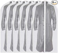 Garment Bag Covers 24''X54'' Lightweight White PEVA Breathable Bags by UOUEHRA