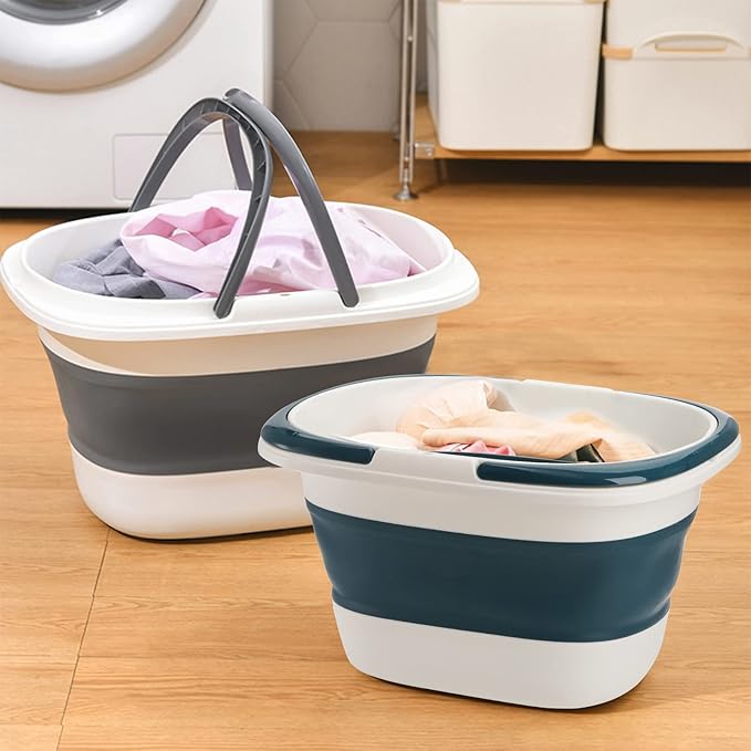 Coloch 2 Pack 16L/4.2 Gallon Collapsible Plastic Bucket, Foldable Mop Bucket - Image 9