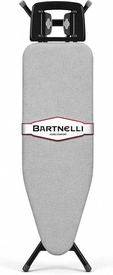 Bartnelli Extreme Stability Ironing Board 43x13 Upgraded Heavy-Duty Metal Frame by Bartnelli