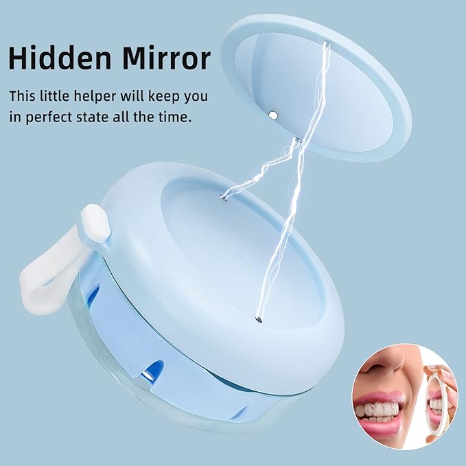 Leak Proof Denture Cup Kit Portable Retainer Case Perfect - Image 4
