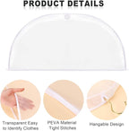 4 Pack Clear Clothing Hanger Shoulder Covers - Image 7