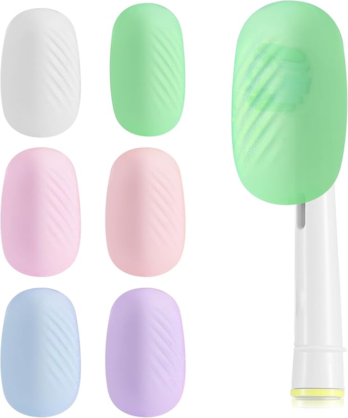 6 Pack Toothbrush Covers, Tooth Brush Cover Cap by Lapfoon