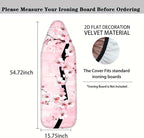 Nuxovilar Pink Cherry Blossom Ironing Board Cover, 15 * 54inch, Fit Most - Image 4