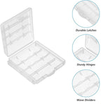 6pcs AAA Battery Storage Case Holder Box AA Battery Storage Case - Image 2