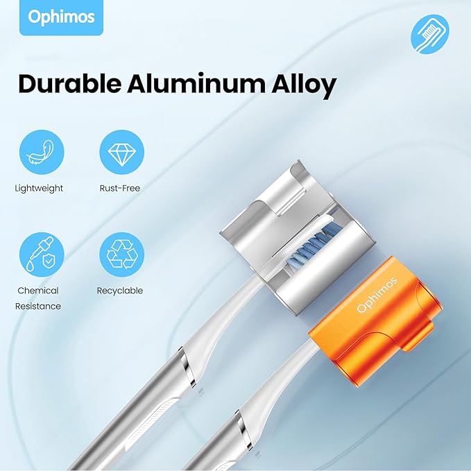 Aluminum Alloy Toothbrush Head Cover/Cap/Protector Case, Travel Toothbrush - Image 4