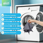 HOMEXCEL Grey Microfiber Cleaning Cloth, 12 Pack Premium Microfiber Towels - Image 6