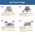 7 Pack Jumbo Space Saver Vacuum Storage Bags - Image 6