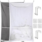 Hanging Laundry Hamper, Over The Door Laundry Hamper, Mesh Hanging Laundry Bag - Image 8