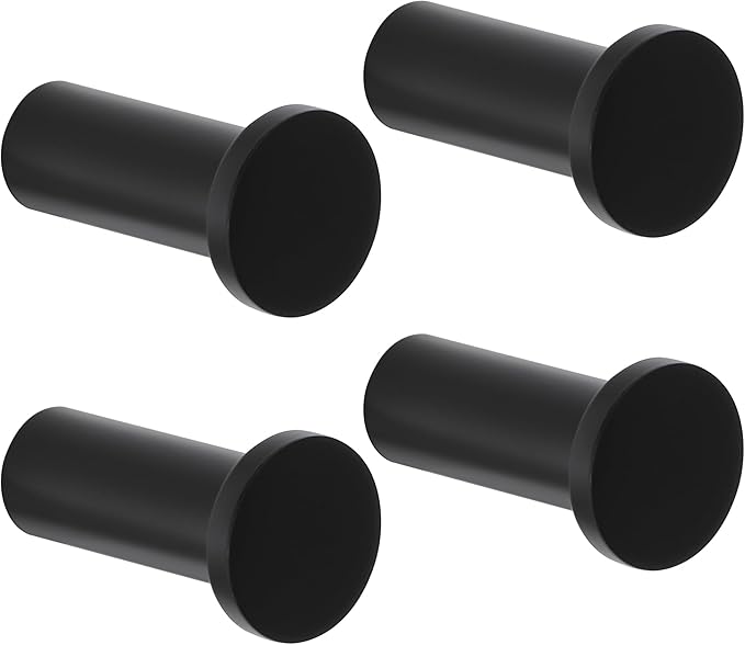 SAYAYO Modern Black Coat Hooks Wall Mounted, Towel Hooks by SAYAYO
