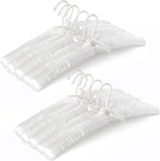 TOPIA HANGER Padded Hangers for Women Clothing, 17-inch Satin Hangers 10 Pack by TOPIAHANGER