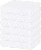 Homaxy 100% Cotton Waffle Weave Kitchen Dish Towels, Ultra Soft Absorbent Quick by Homaxy
