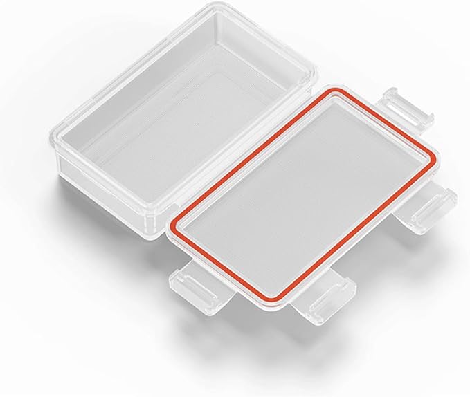 Fielect 2 x 18650 Battery Storage Case Holder Organizer Box Transparent 2Pcs - Image 6
