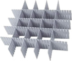 Onerbuy 8pcs Adjustable Grid Drawer Dividers DIY Plastic Closet Separator Tidy - Image 7