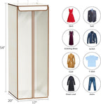 Univivi Garment Bags for Hanging Clothes, Large Clothes Storage Bags Closet - Image 5