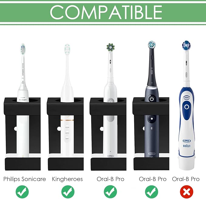 Electric Toothbrush Holder Wall Mounted, Toothbrush Stand - Image 2