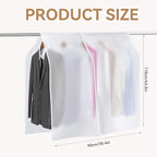 Clothing Rack Covers Hanging Clothes Dust Covers Garment Bag Organizer Storage - Image 2