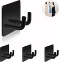Adhesive Hooks, Stick on Stainless Steel Towel Robe Razor Wall Hooks by AdhesiveHooks