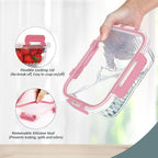KOMUEE 10 Packs Glass Meal Prep Containers - Image 3