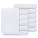 SINLAND Absorbent Coral Velvet Washcloth Ultra Soft Microfiber Face Towels 12 x by SINLAND