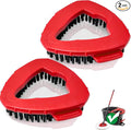 Scrub Brush, 2 Pack Spin Scrub Brush Replacement Head, Stiff Bristle Cleaning by Puiuisoul